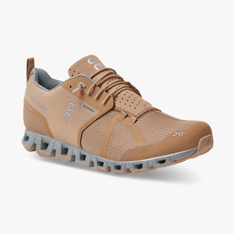 On Running Cloud Shoes Men's Cloud Waterproof-Chai | Lunar - Click Image to Close