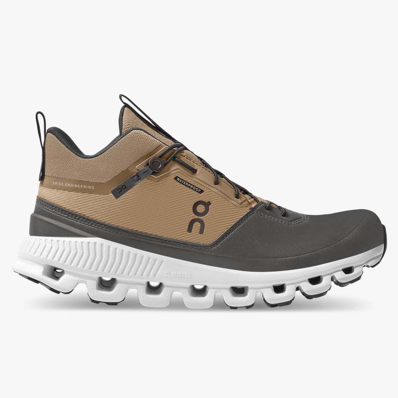 On Running Cloud Shoes Women's Cloud Hi Waterproof-Chai | Magnet