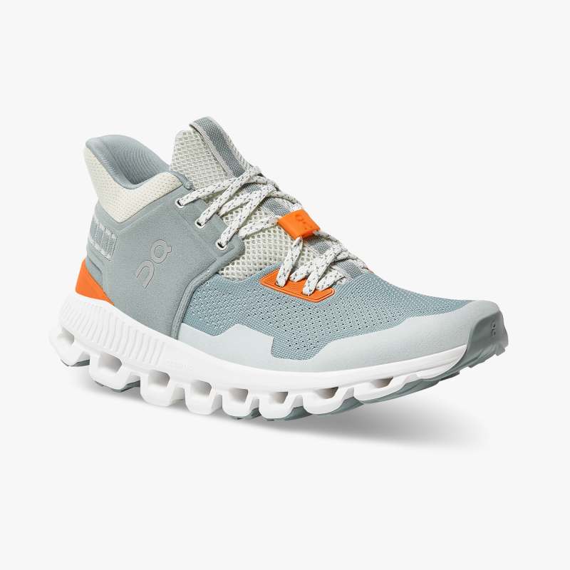 On Running Cloud Shoes Women's Cloud Hi Edge-Cobble | Sea