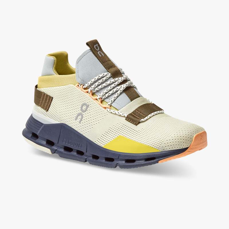 On Running Cloud Shoes Men's Cloudnova-Cream | Camo