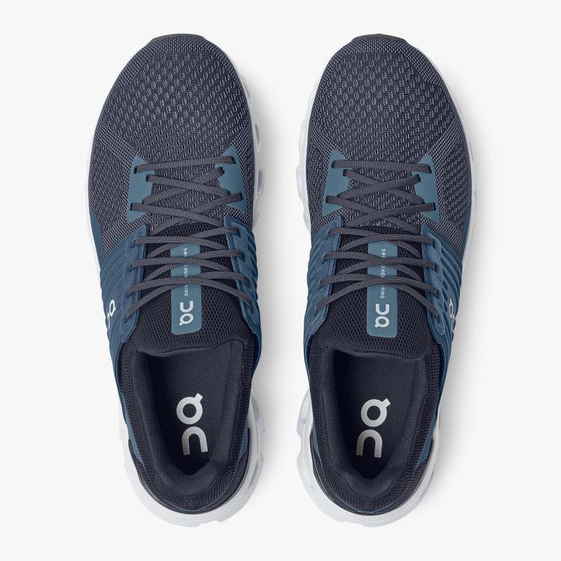 On Running Cloud Shoes Men's Cloudswift-Denim | Midnight - Click Image to Close