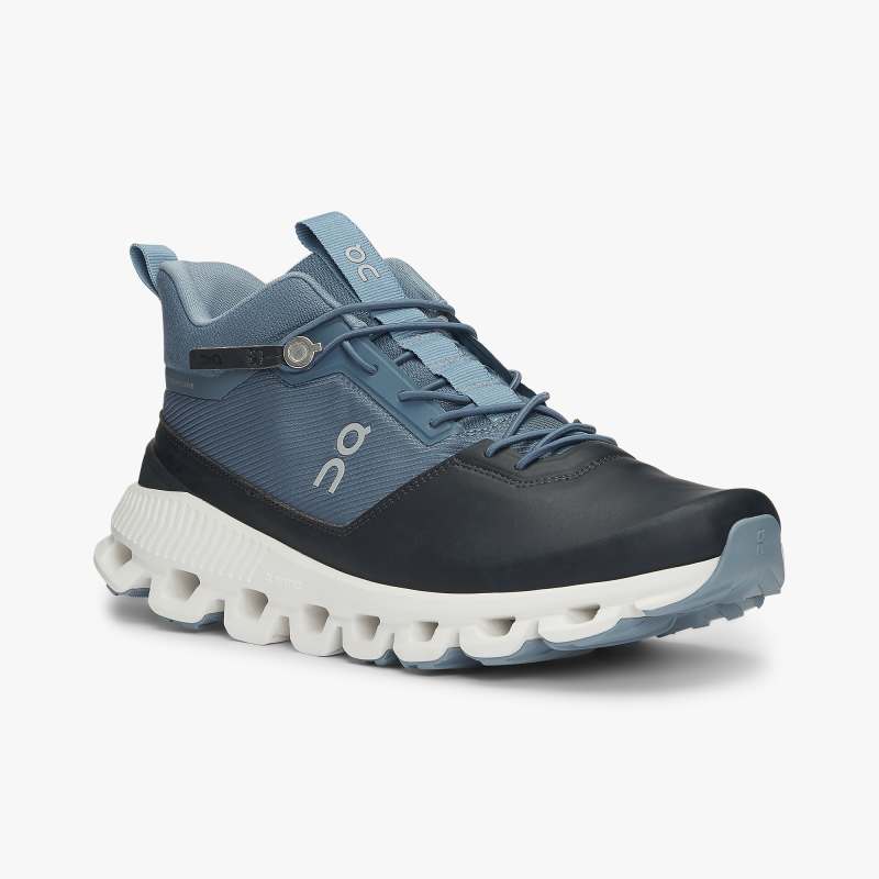 On Running Cloud Shoes Women's Cloud Hi-Dust | Navy - Click Image to Close