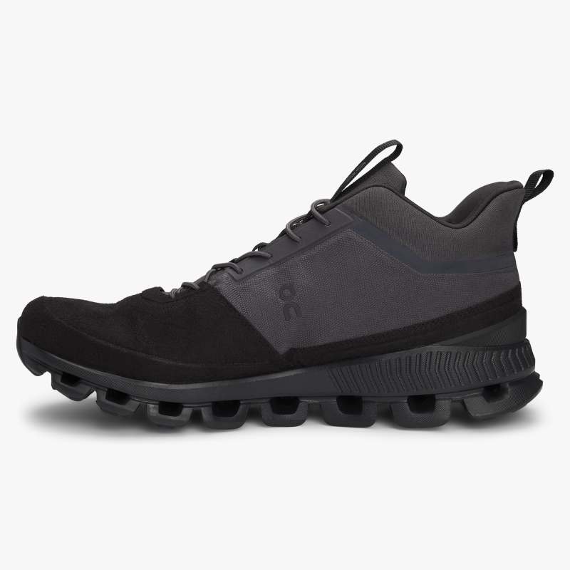 On Running Cloud Shoes Men's Cloud Hi-Eclipse | Black