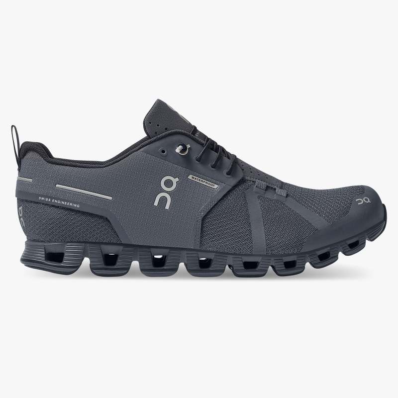 On Running Cloud Shoes Men's Cloud Waterproof-Eclipse | Rock