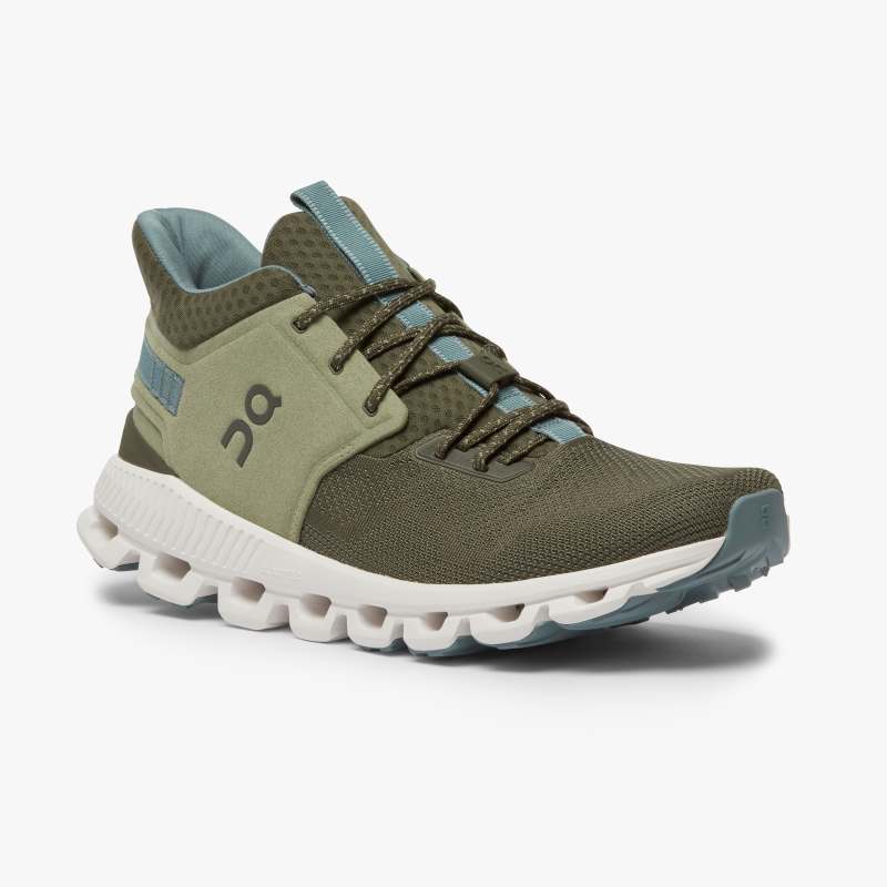 On Running Cloud Shoes Men's Cloud Hi Edge-Fir | Reseda - Click Image to Close