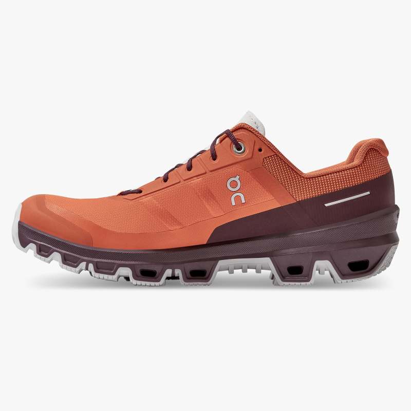 On Running Cloud Shoes Men's Cloudventure-Flare | Mulberry - Click Image to Close