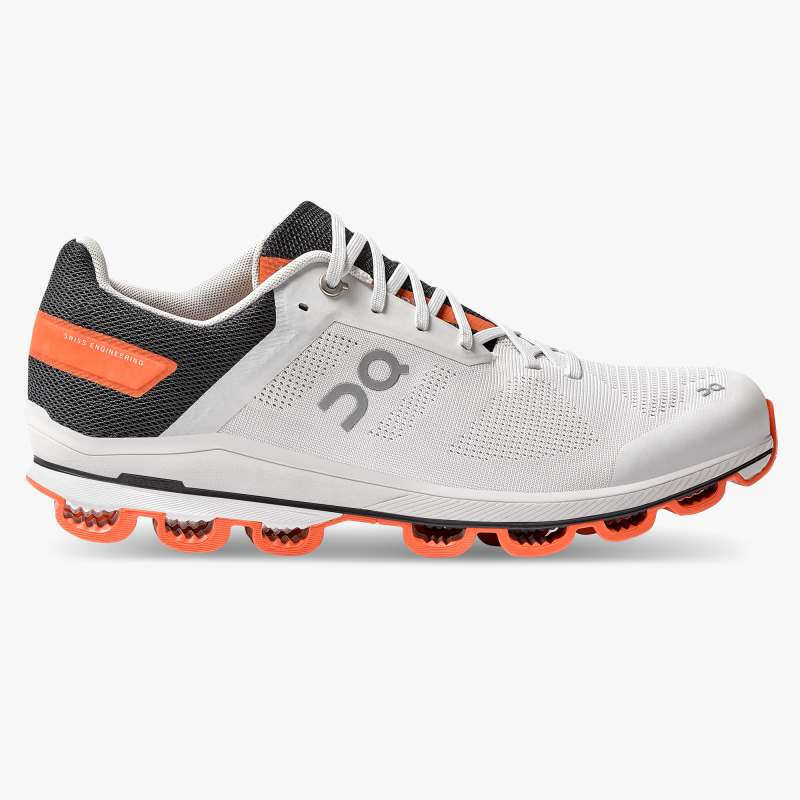 On Running Cloud Shoes Men's Cloudsurfer 6-Frost | Flame