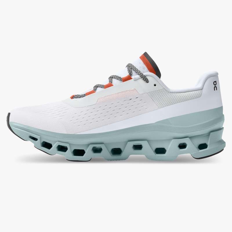 On Running Cloud Shoes Men's Cloudmonster-Frost | Surf