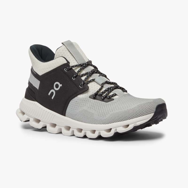 On Running Cloud Shoes Men's Cloud Hi Edge-Glacier | Black - Click Image to Close