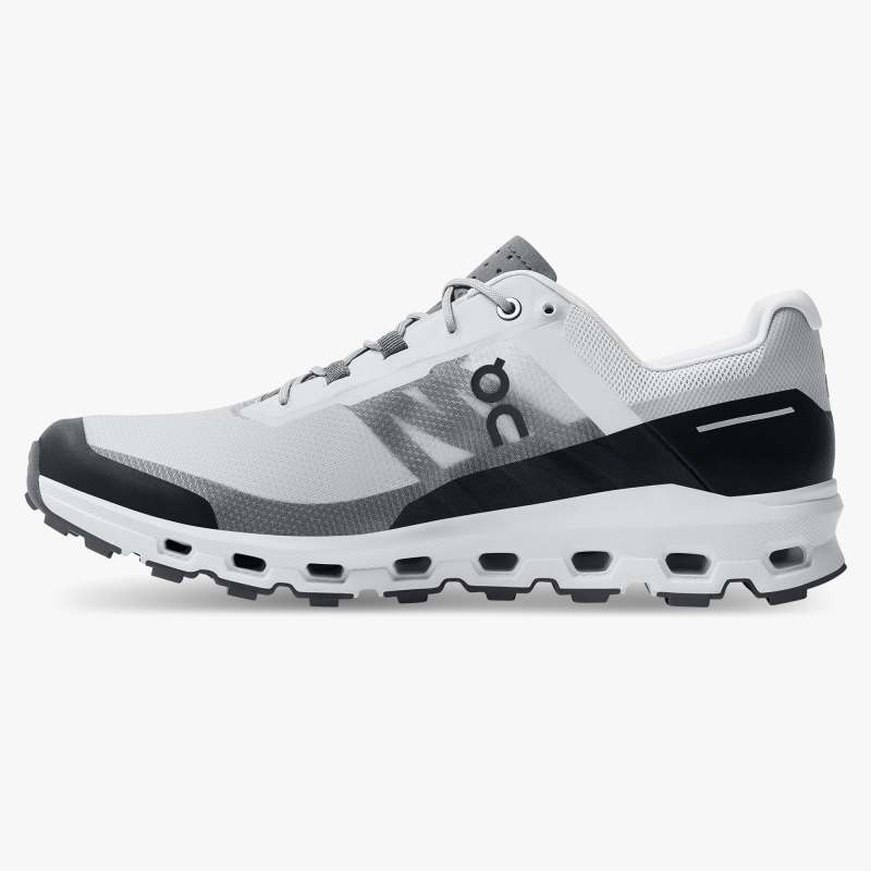 On Running Cloud Shoes Men's Cloudvista-Glacier | Black - Click Image to Close
