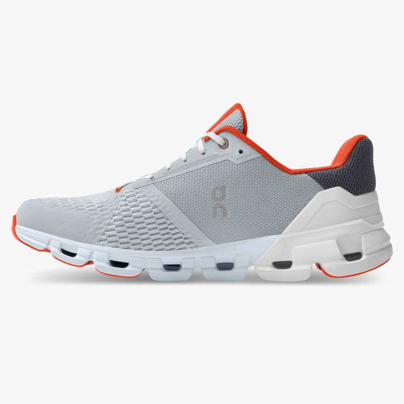 On Running Cloud Shoes Men's Cloudflyer-Glacier | Flame - Click Image to Close