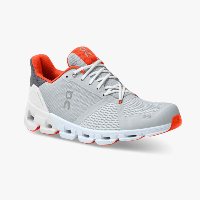 On Running Cloud Shoes Men's Cloudflyer-Glacier | Flame