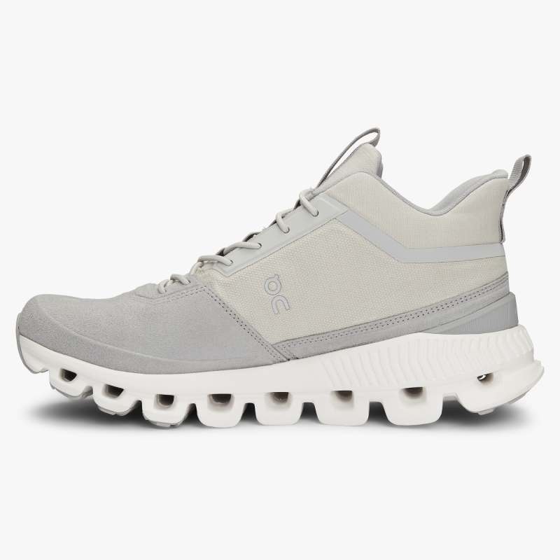 On Running Cloud Shoes Women's Cloud Hi-Glacier | Grey - Click Image to Close