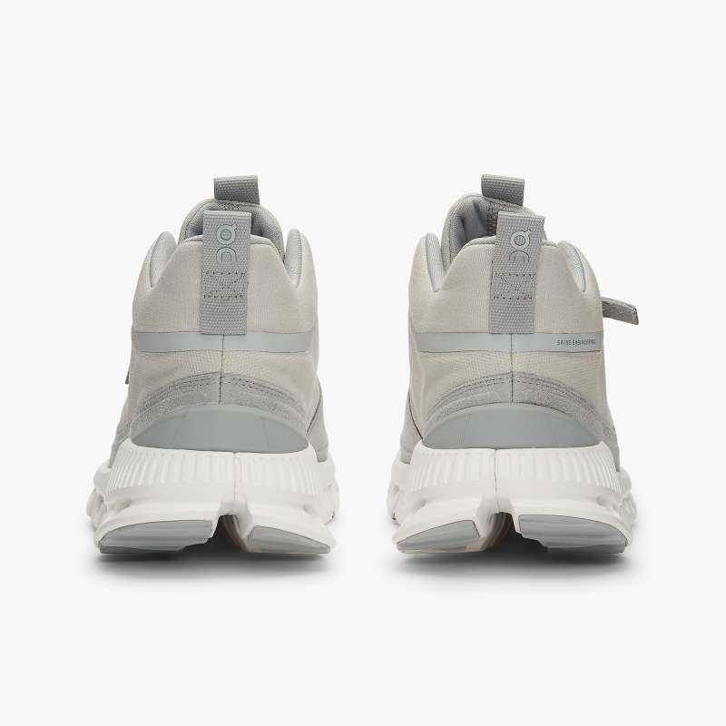 On Running Cloud Shoes Women's Cloud Hi-Glacier | Grey