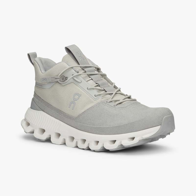 On Running Cloud Shoes Women's Cloud Hi-Glacier | Grey