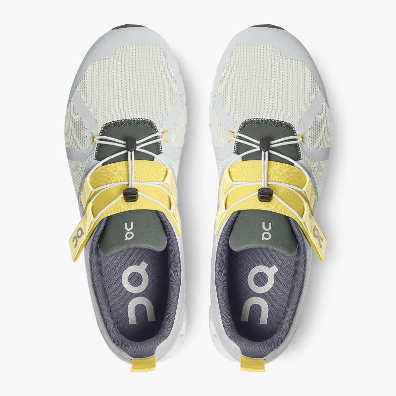 On Running Cloud Shoes Men's Cloud Nexus-Glacier | Limelight - Click Image to Close