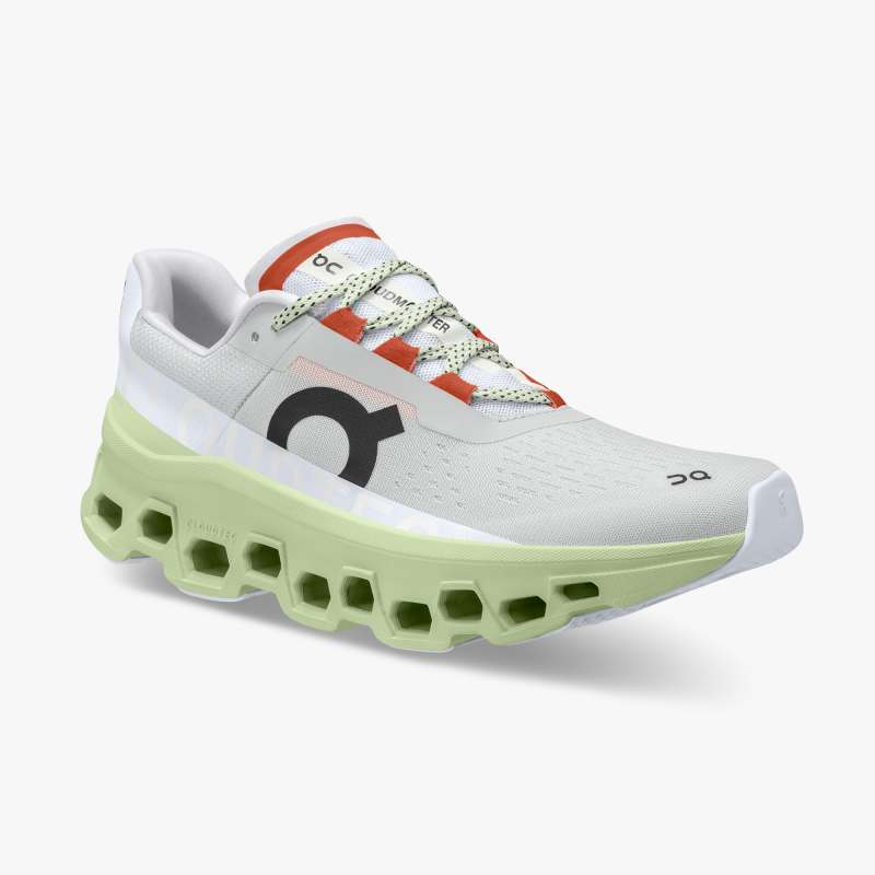 On Running Cloud Shoes Men's Cloudmonster-Glacier | Meadow - Click Image to Close
