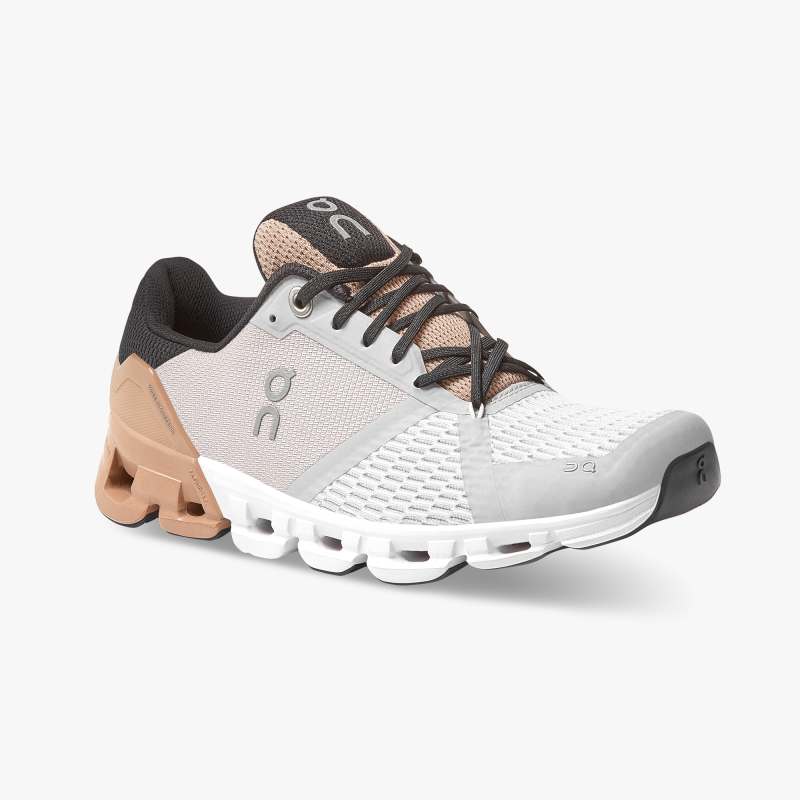 On Running Cloud Shoes Women's Cloudflyer-Glacier | Rosebrown - Click Image to Close