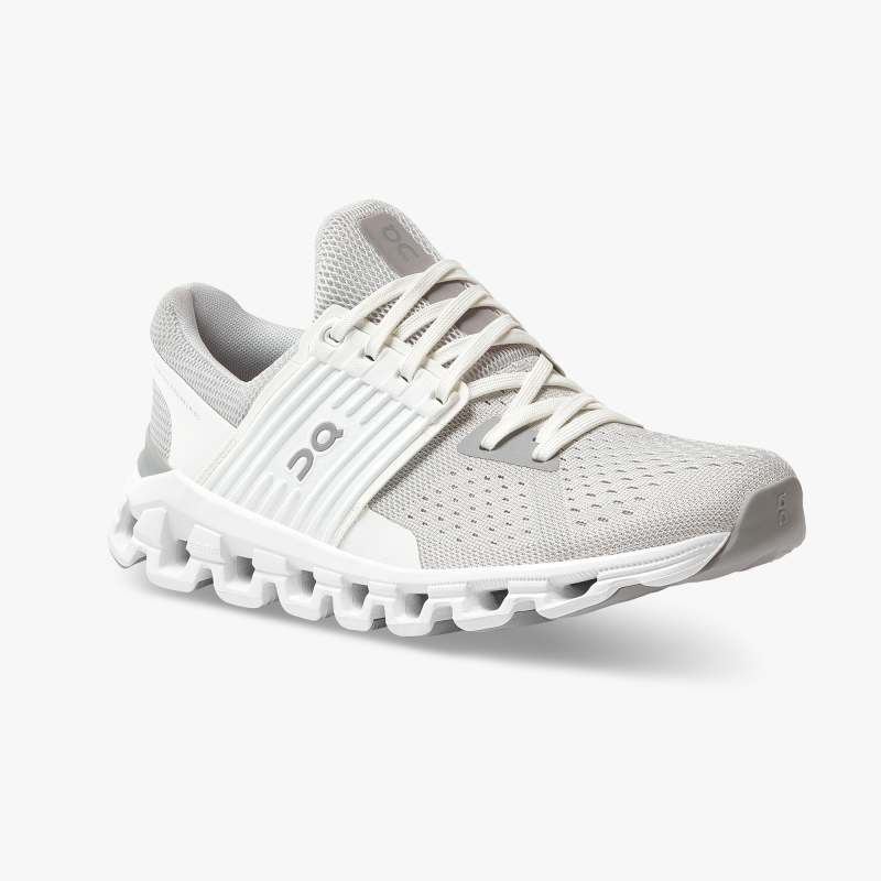 On Running Cloud Shoes Women's Cloudswift-Glacier | White