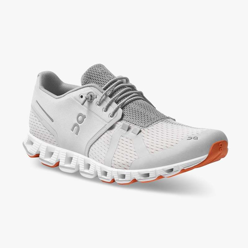 On Running Cloud Shoes Women's Cloud-Glacier | White