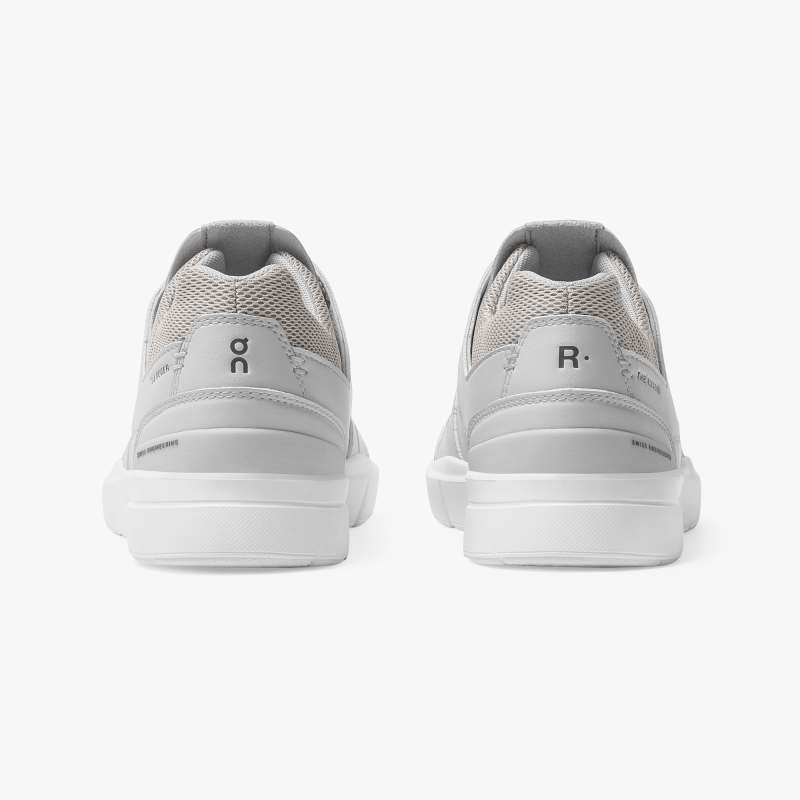 On Running Cloud Shoes Men's THE ROGER Clubhouse-Glacier | White