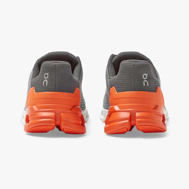 On Running Cloud Shoes Men's Cloudflyer-Grey | Orange - Click Image to Close