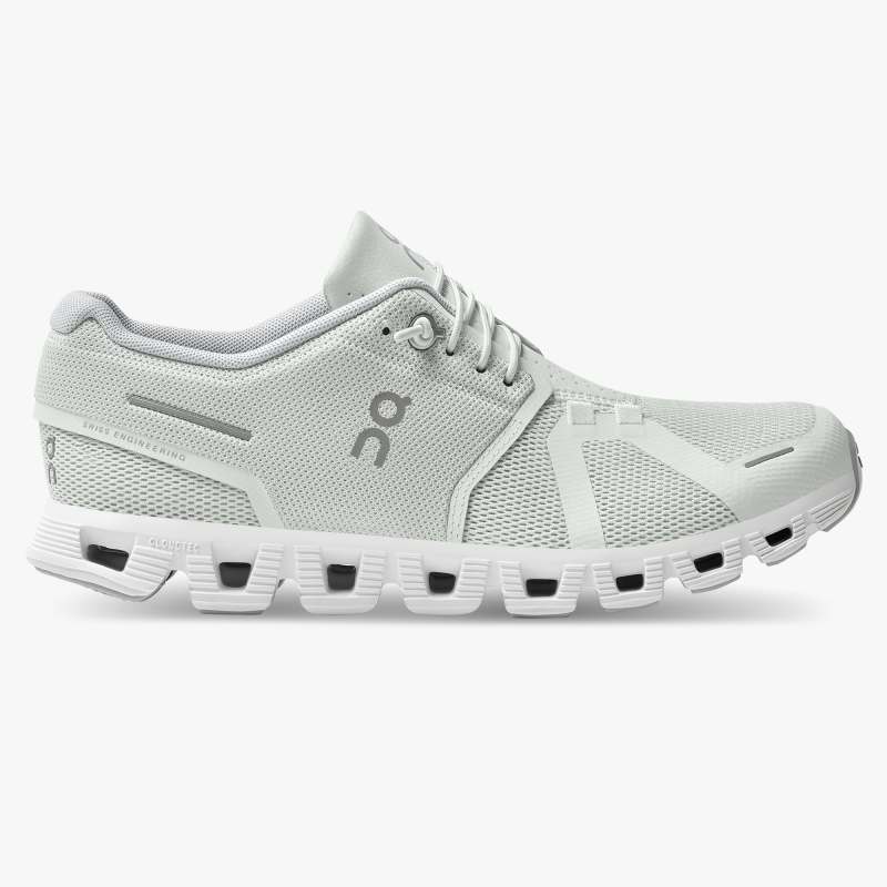 On Running Cloud Shoes Women's Cloud 5-Ice | White - Click Image to Close