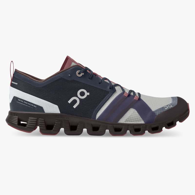 On Running Cloud Shoes Men's Cloud X Shift-Ink | Cherry