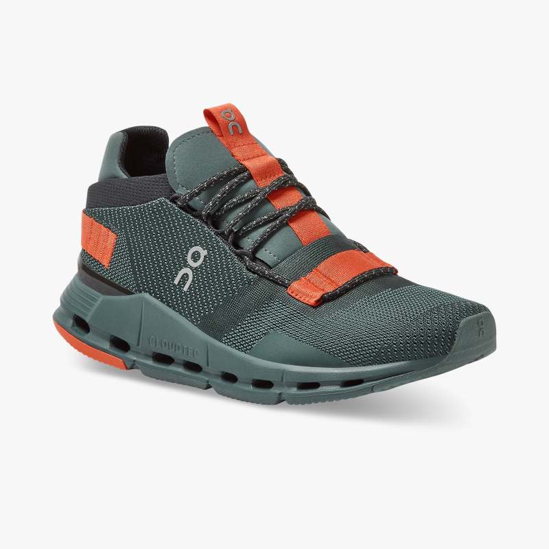 On Running Cloud Shoes Women's Cloudnova-Juniper | Orange