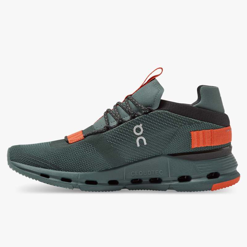 On Running Cloud Shoes Men's Cloudnova-Juniper | Orange