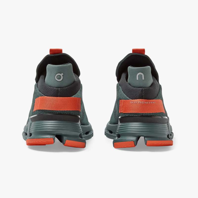 On Running Cloud Shoes Men's Cloudnova-Juniper | Orange - Click Image to Close