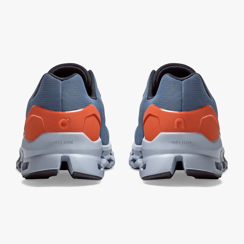 On Running Cloud Shoes Men's Cloudstratus-Lake | Flare