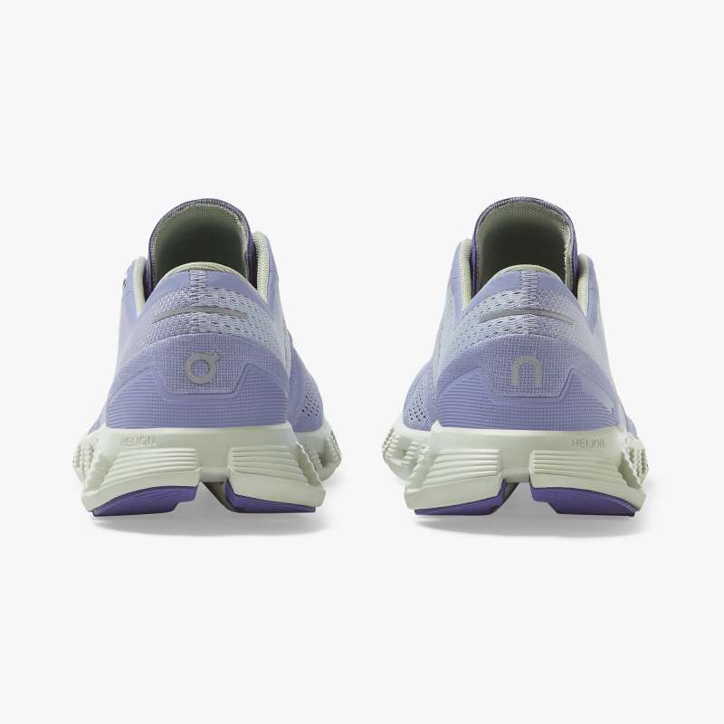 On Running Cloud Shoes Women's Cloud X-Lavender | Ice - Click Image to Close