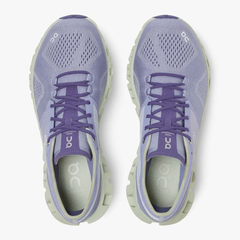 On Running Cloud Shoes Men's Cloud X-Lavender | Ice - Click Image to Close