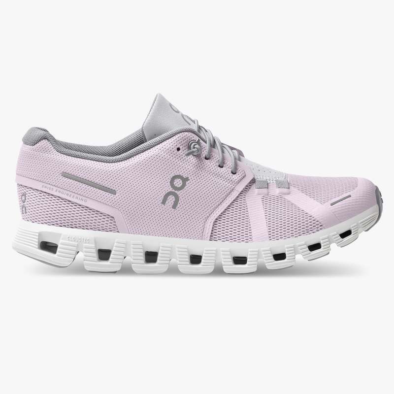 On Running Cloud Shoes Women's Cloud 5-Lily | Frost - Click Image to Close