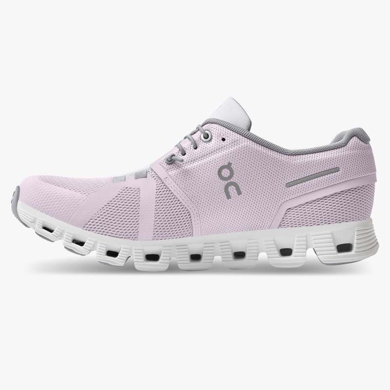 On Running Cloud Shoes Women's Cloud 5-Lily | Frost - Click Image to Close