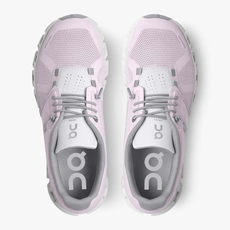 On Running Cloud Shoes Women's Cloud 5-Lily | Frost - Click Image to Close