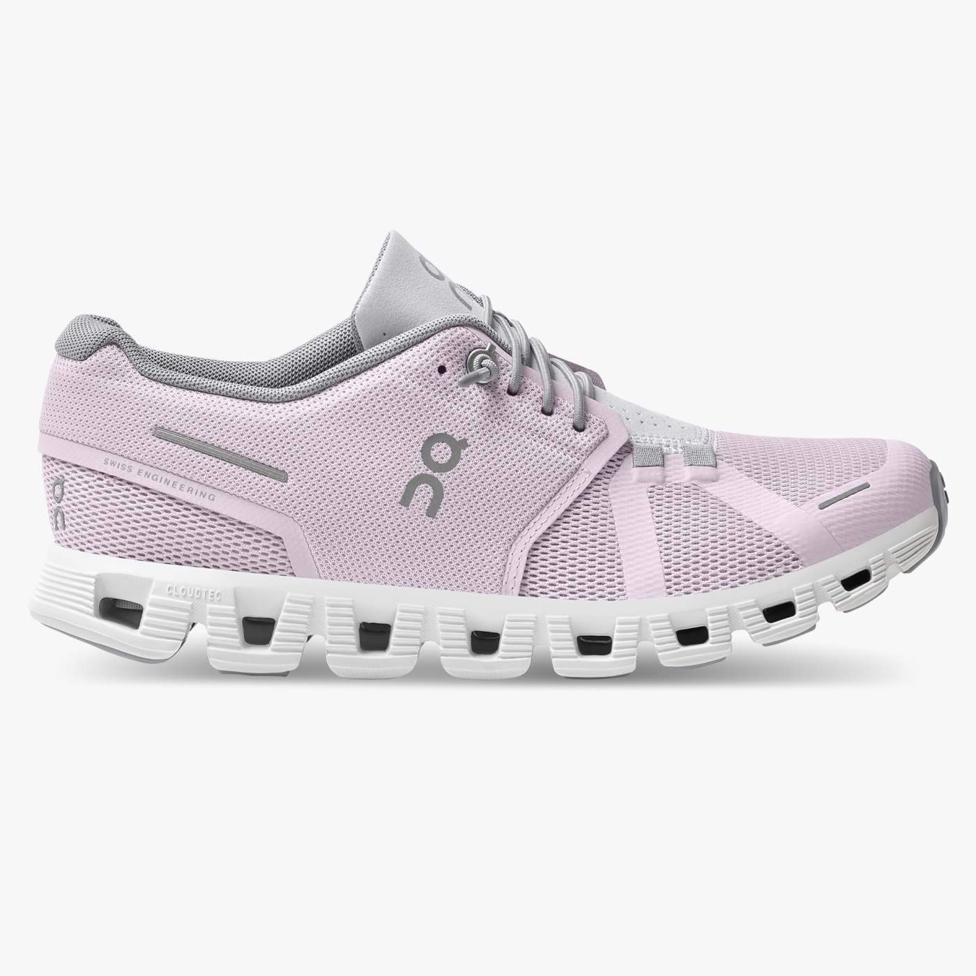 On Running Cloud Shoes Men's Cloud 5-Lily | Frost - Click Image to Close