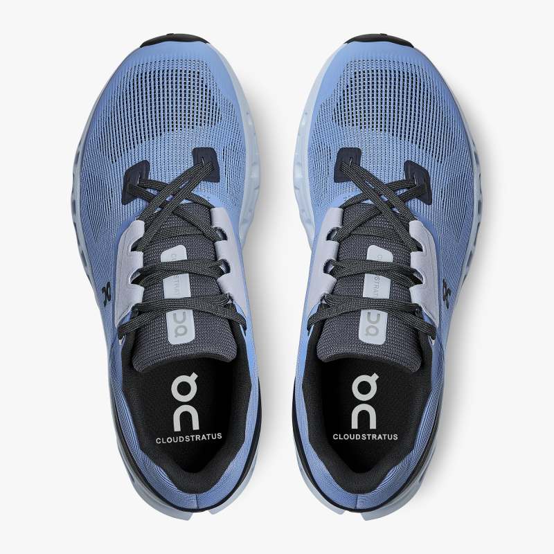 On Running Cloud Shoes Men's Cloudstratus-Marina | Magnet