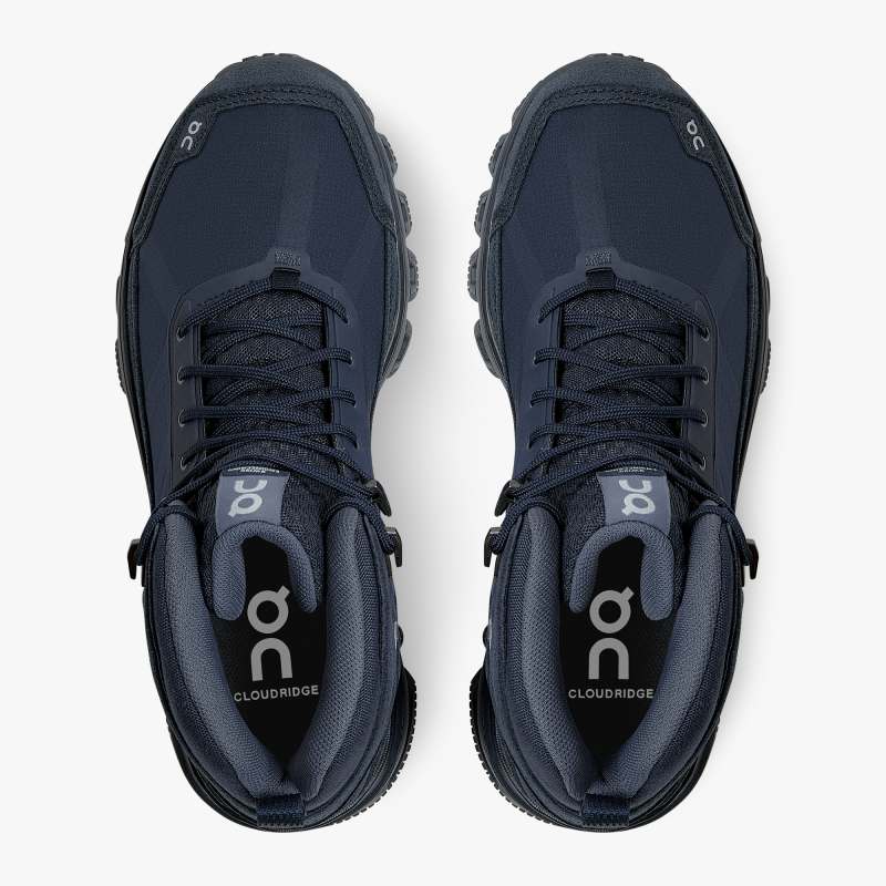 On Running Cloud Shoes Women's Cloudridge-Midnight | Navy - Click Image to Close