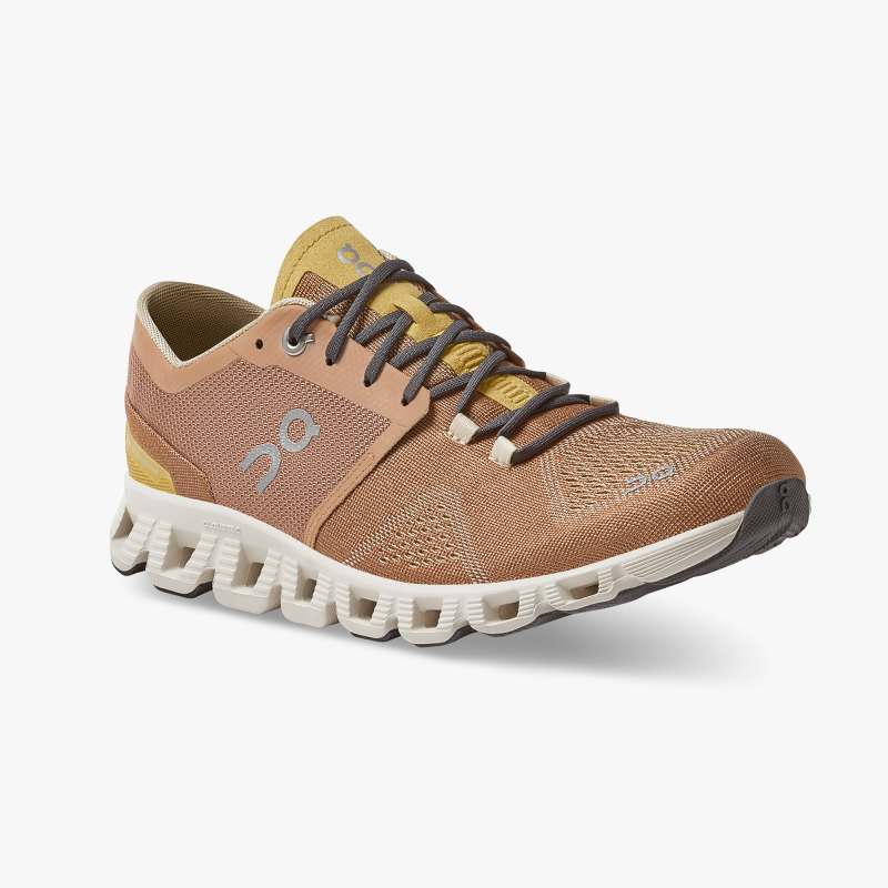 On Running Cloud Shoes Women's Cloud X-Mocha | Sand - Click Image to Close