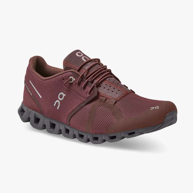 On Running Cloud Shoes Men's Cloud Monochrome-Mulberry