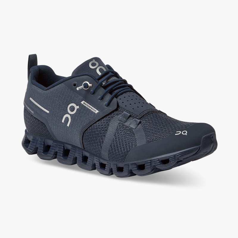 On Running Cloud Shoes Women's Cloud Waterproof-Navy