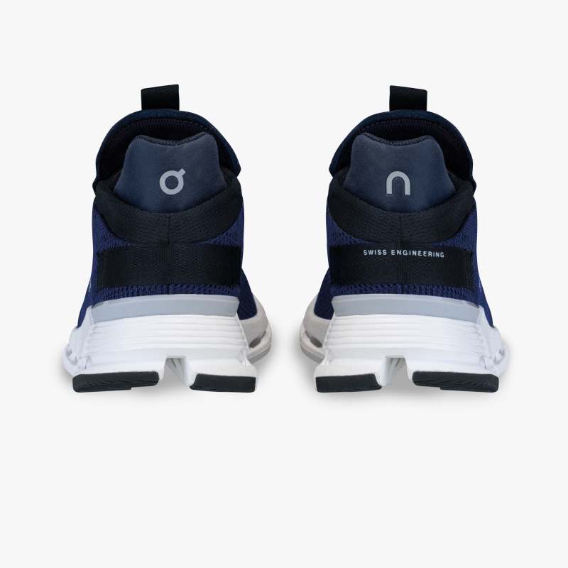 On Running Cloud Shoes Women's Cloudnova-Navy | White - Click Image to Close