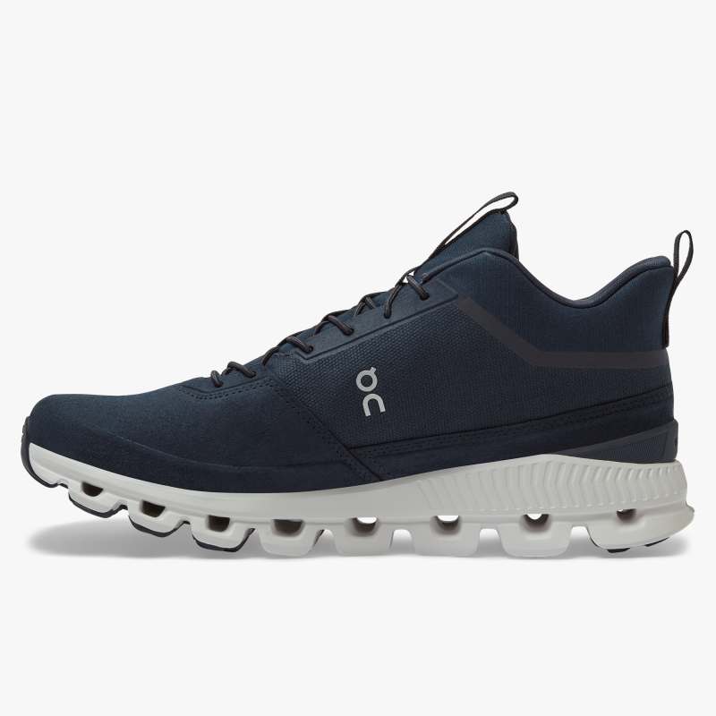 On Running Cloud Shoes Men's Cloud Hi-Navy