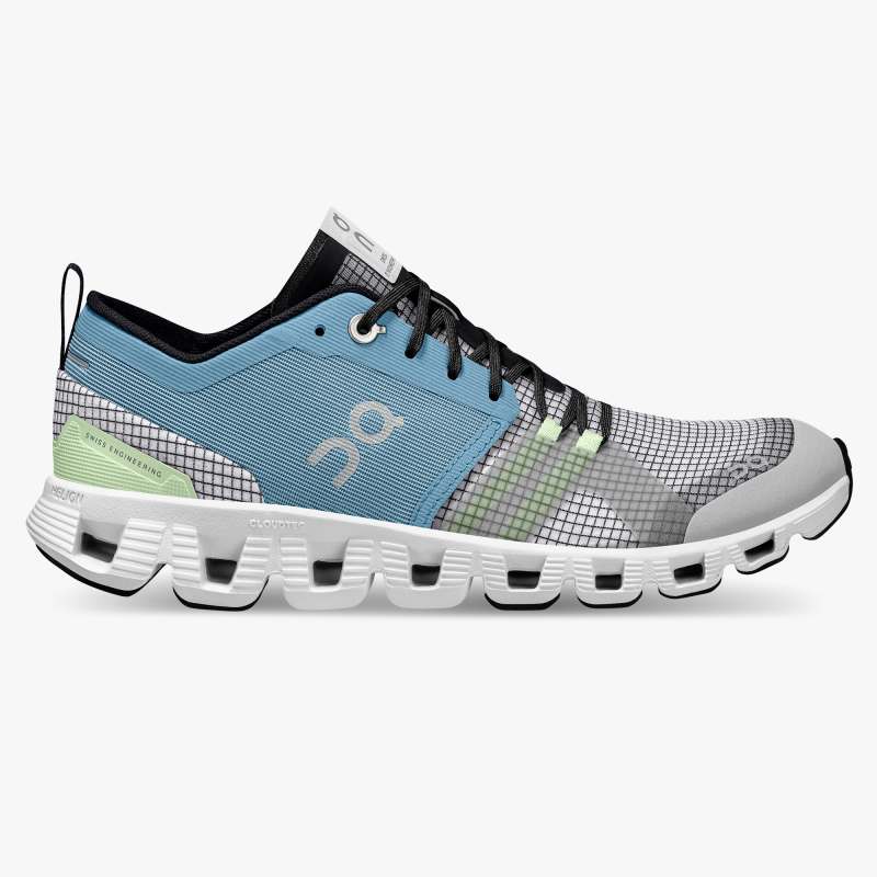 On Running Cloud Shoes Women's Cloud X Shift-Niagara | White