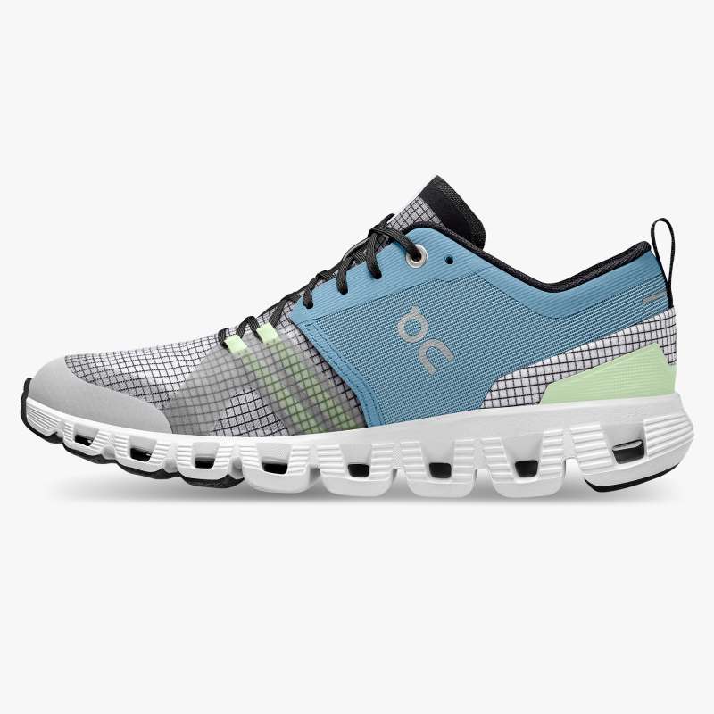 On Running Cloud Shoes Women's Cloud X Shift-Niagara | White