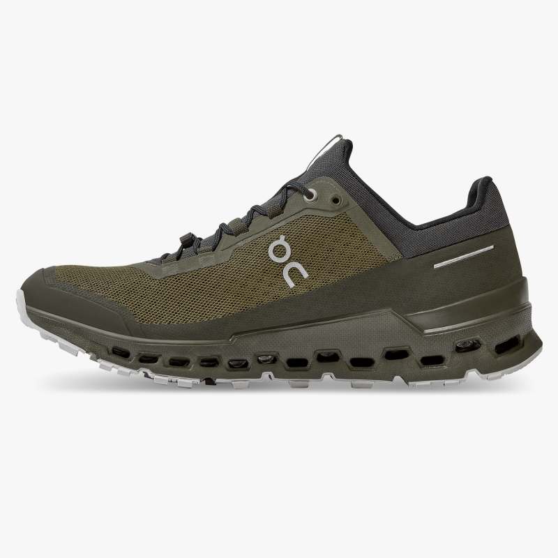 On Running Cloud Shoes Men's Cloudultra-Olive | Eclipse - Click Image to Close