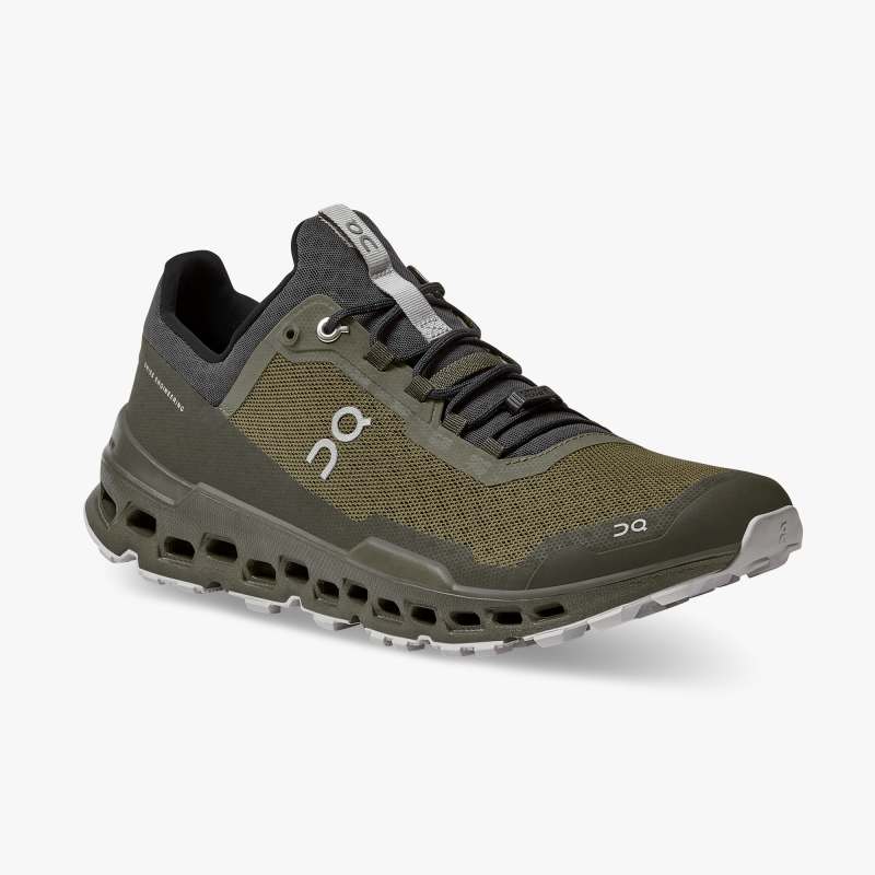 On Running Cloud Shoes Men's Cloudultra-Olive | Eclipse