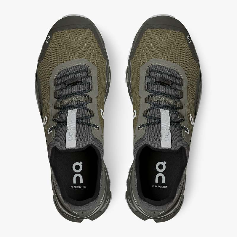 On Running Cloud Shoes Men's Cloudultra-Olive | Eclipse